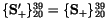 $\{{\tt\bf S}_+'\}_{20}^{39} = \{{\tt\bf S}_+\}_{20}^{39}$