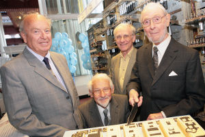 From left, Dai Edwards, Alec Robinson, Chris Burton and Geoff Tootill 