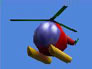 Computer generated image of a helicopter