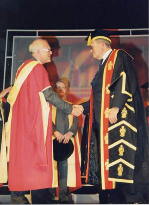 Michael Brady Receives his Degree