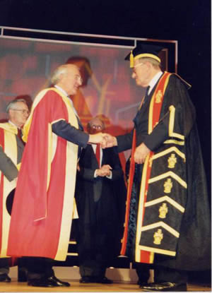 Sebastian de Ferranti Receives his Degree