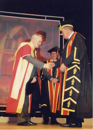 Tom Kilburn Receives his Degree