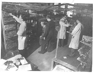 The research group at work on the Manchester Mark 1