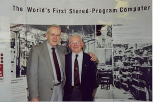 Tom Kilburn with Joe McCormick